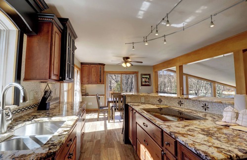 Willow Grove House | Private lake front home, Open layout, Remodeled kitchen, Excellent views 334