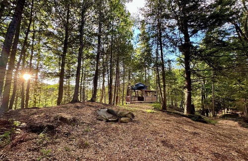 Wollaston RV Rental | Private Lake Glamping on 95 Acres, Rooftop Tent in Pristine Natural Setting