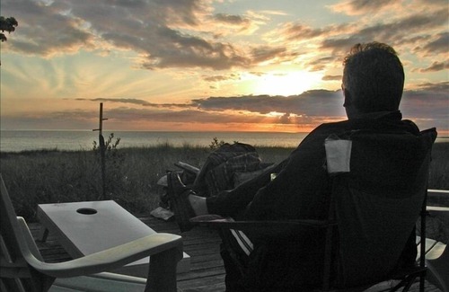 Ludington Cottage | Private Lake Michigan Beach! Breathtaking Sunsets! Fantastic Family Fun!