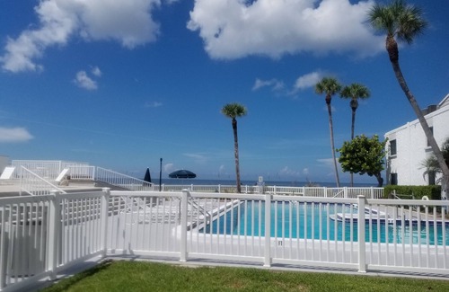 Venice Condo | Private Lanai overlooking Beautiful Garden just 100 Feet to Pool, Deck and Beach