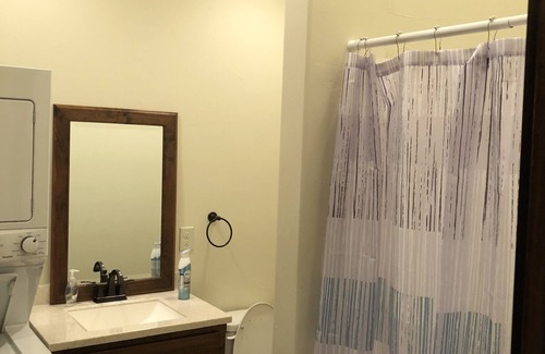 Harper Cabin | Private lodge in Harper, Tx w/Outdoor fireplace & covered patio Family friendly
