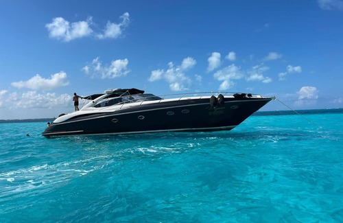 Zona Hotelera Boat Rental | Private Luxury Yacht Sunseeker 60ft UP TO 20 pax Price x 4 Hours