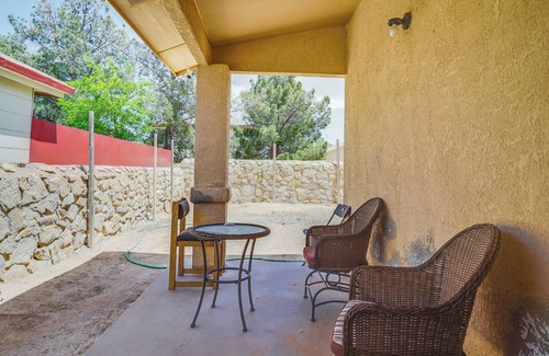 El Dorado West House | Private Patio: Charming El Paso Home!