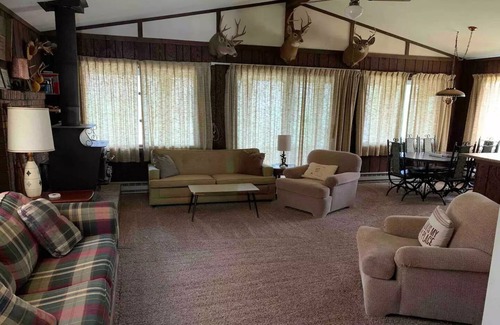 Custer Cottage | Private peaceful Copper top cabin on the world renowned Pere Marquette River!