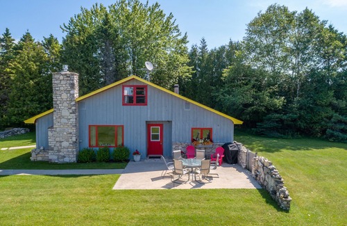 Baileys Harbor House | Private Peninsula, Peaceful Location with Shoreline and Boat Slip