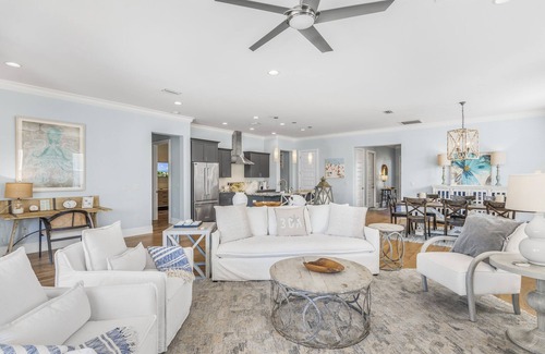 Gulfview Heights House | Private pool, golf cart, walk to the beach and dining