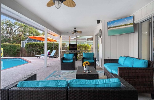 Palma Sola House | Private Pool | Game Room | 7 miles to AMI