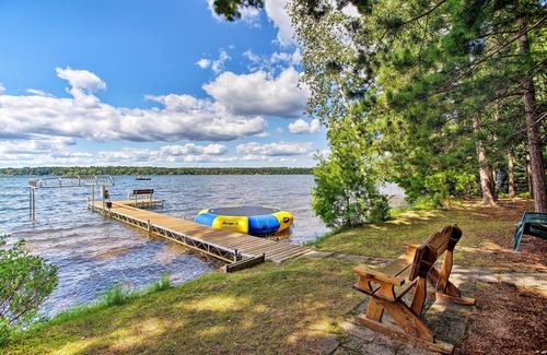 Solon Springs Cabin | Private Retreat w/Dock on Middle Eau Claire Lake!