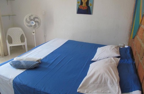 Taganga House | Private Room with Terrace and Sea Sight