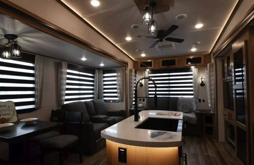 Athol House | Private RV on 5 acres of wooded land. Sleeps six. Tent camping is available.