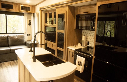 Athol House | Private RV on 5 acres of wooded land. Sleeps six. Tent camping is available.