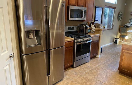 La Quinta Cove House | Private Southwest Pool Home On Quiet Street with Mountain Views and EV Charger