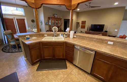 La Quinta Cove House | Private Southwest Pool Home On Quiet Street with Mountain Views and EV Charger