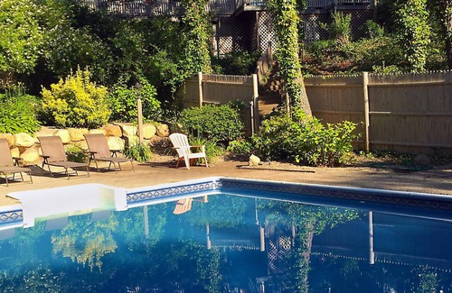 Brewster House | Private, spacious 5 bedroom mini-estate with heated pool and central AC