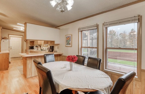 Morrisville House | Private Stowe Home w/ Fire Pit, Game Room, Free WiFi, Close to Skiing and Golf