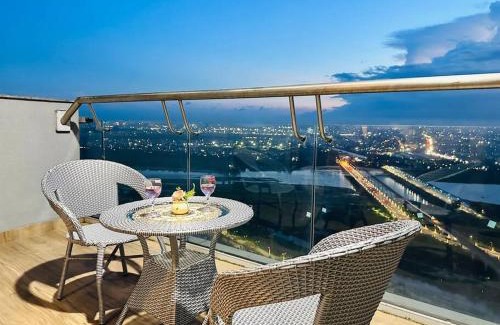 Noida Apartment | Private Theatre at supernova 38th floor