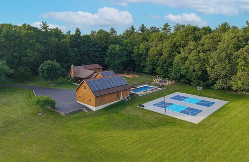 Elliottsburg Cabin | Private Upscale Cabin, secluded w/pool and hot tub