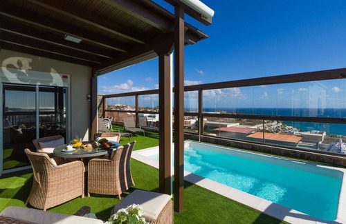 San Agustin Villa | Private villa with pool and spectacular panoramic views of the Atlantic Sea