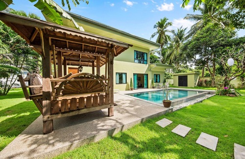 Thong Krut Villa | Private vIlla with pool. "Baan Suaan Serenity".4 bedroom tropical hide-away