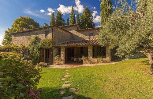 Volpaia Villa | Private Villa with private pool, WIFI, TV, terrace, panoramic view, close to Greve In Chianti