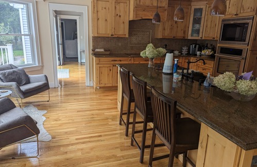 Hampton Bays House | Private-Walk to the Beach-Large Yard-Heated Pool-Game Room-77" TV-All You Need!