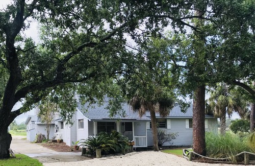 Savannah Beach Villa | Private Waterfront Family Complex with Dock, Walk to Beach. Angler's Dream.