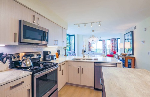 Isle of Palms Condo | Professionally Decorated Corner Condo with Ocean Views, Covered Balcony & Access to Community Pool