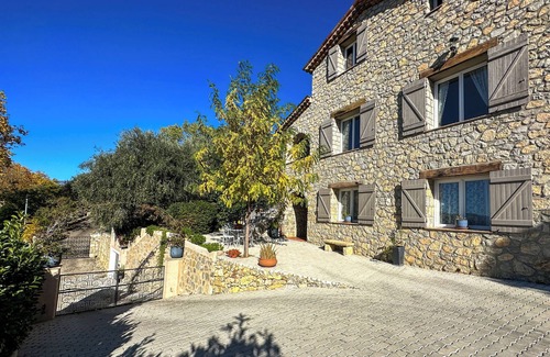 Montauroux Villa | Provencal Bastide, 2 apts, pool, ac, near Lake