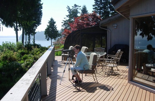 Port Ludlow House | Puget Sound Waterfront Home. Incredible 270 deg. views on Olympic Peninsula, WA.