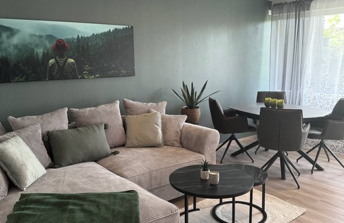 Schonach im Schwarzwald Apartment | Pure relaxation in the terrace park