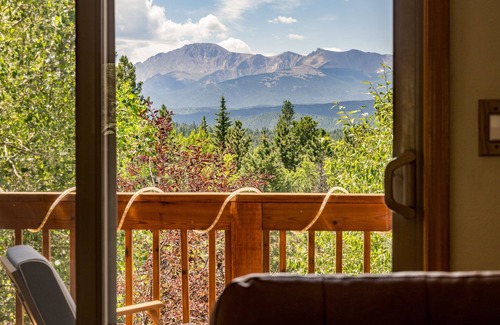 Woodland Park Ski Chalet | Purple Mountain Chalet - Hot Tub! - Views! - Playground! - Gameroom!