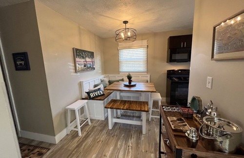 Noblesville House | Quaint cottage on the grounds of the White River Canoe Company in Noblesville IN