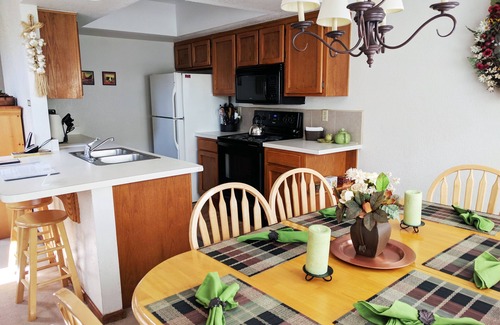 Pinetop Villa | Quality Hill Resort Villa, Unit 30, resort community among the tall pines