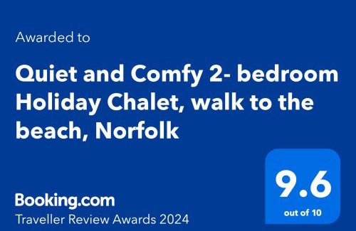 Great Yarmouth House | Quiet and Comfy 2- bedroom Holiday Chalet, walk to the beach, Norfolk