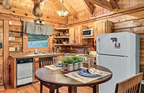 Sevierville Cabin | Quiet Cabin in Woods- Alpine Ridge Sub-Division - 1 Bed/1Bath Jaccuzi