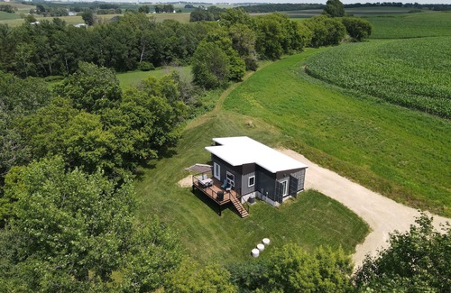 Westby Cottage | Quiet countryside shipping container home. Relax or enjoy outdoor recreation