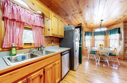 Blairsville Cabin | Quiet, dog-friendly cabin with fireplace, game room, mountain view & EV charger