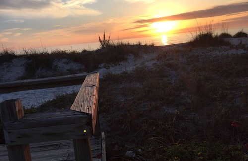 Indian Shores Villa | Quiet Gulf front vacation. Two bedroom two bath Gulf front villa