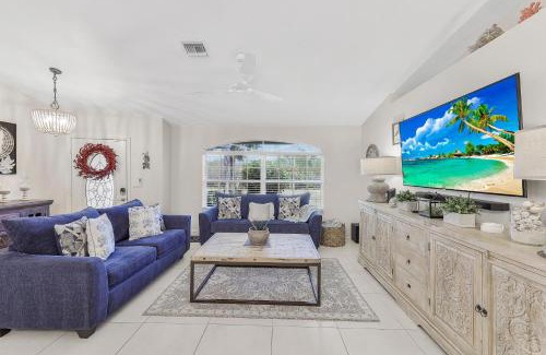 Marco Island House | Quiet inland home with pool, two queen beds and grill