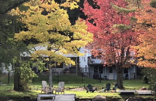 North Bridgton Cottage | Quiet Long Lake Cottage in Bridgton with dock for boat. Canoe/Kayaks/PaddleBoard