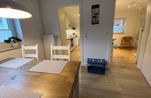 Osterhusum House | Quiet semi-detached house with garden and garage in Husum on the North Sea