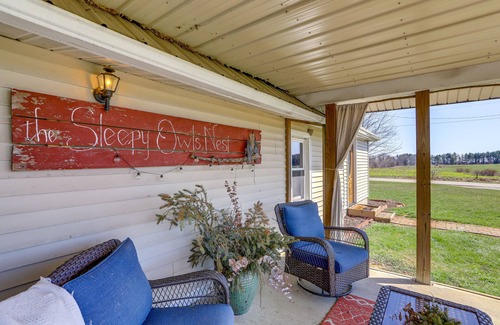 New Haven  Huron County Cabin | Quiet Shiloh Retreat w/Spacious Yard & Fireplace!