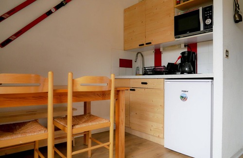 Abondance Apartment | Quiet Studio Cabin with Balcony, Ski Locker, and Pet-Friendly in Richebourg!