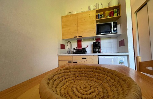 Abondance Apartment | Quiet Studio Cabin with Balcony, Ski Locker, and Pet-Friendly in Richebourg!