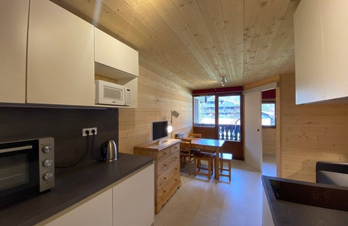 Abondance Apartment | Quiet Studio Near Abondance Center with Parking & Ski Locker
