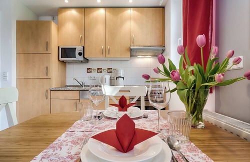 Ostseebad Prerow Apartment | Quietly situated apartment for up to 2 p. + infant, sauna, WLAN, balcony, bicycle shed