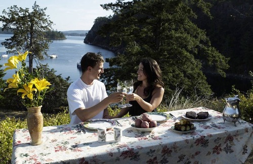 Deer Harbor House | Quintessential Island Getaway on Orcas Island. Gorgeous view! Starting at $199