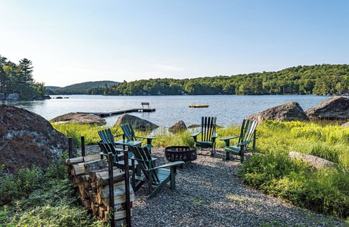 Lucerne-in-Maine House | Quintessential Maine Lake House, 280Ft of Waterfront, near Acadia & Bar Harbor