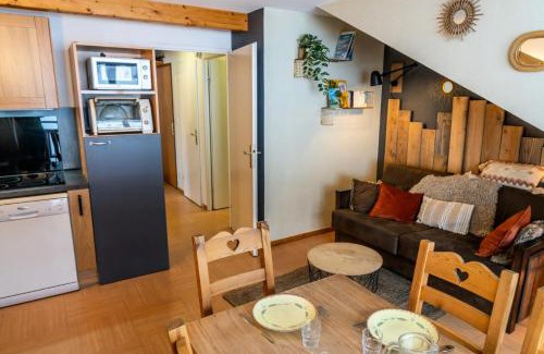 Les Orres Apartment | Résidence Le Parc Des Airelles - Chaleureux T2 avec superbe vue sur les pistes MAE-3621