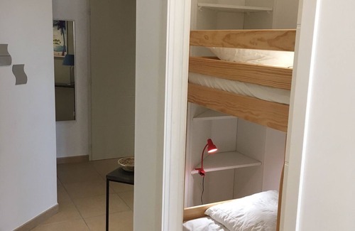 Biscarrosse Plage Apartment | Résidence Palombaggia T2 south-facing terrace side ocean view